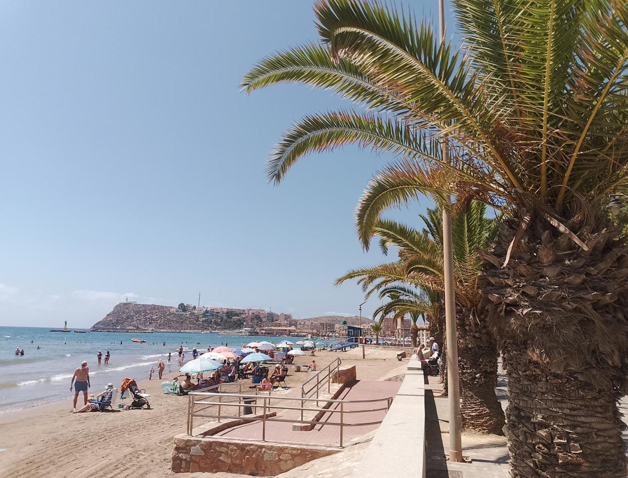 Playa Mazarron Lejlighed El Puerto de Mazarrón Eksteriør billede